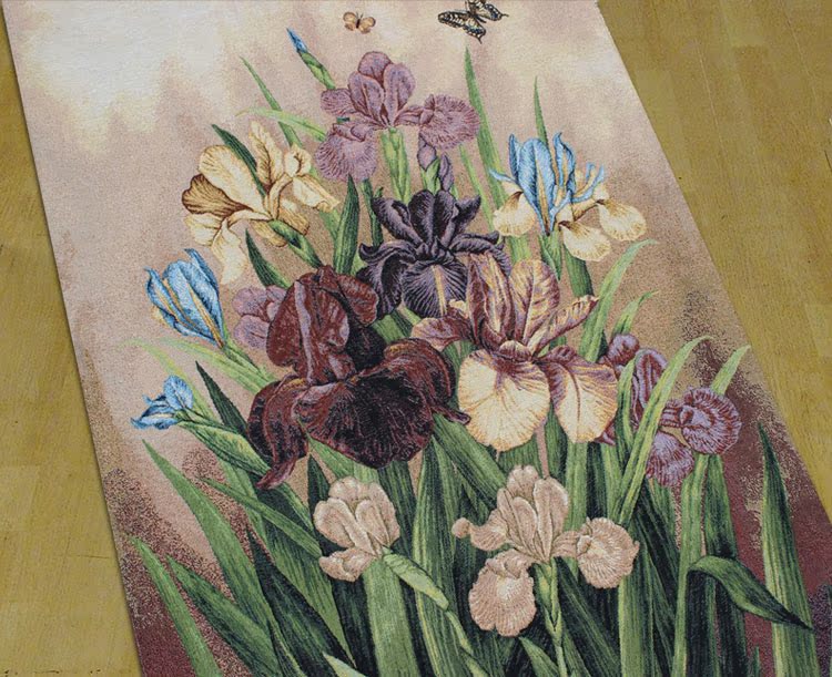 Bỉ Tapestry Garden Điểm mới Cổ điển Trang trí cổ điển Tranh treo tường Hoa thanh lịch - Tapestry Thảm treo tường có lớn